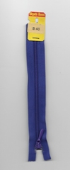1 Rits - paars  15 cm