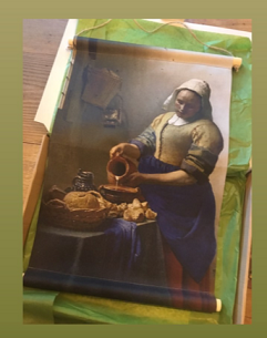 Melkmeisje Vermeer  50 x 40 cm