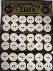 36 Kn&ouml;pfe - Karte  17 mm