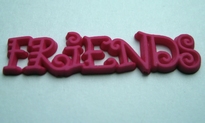 Friends - Roze  10 x 35 mm
