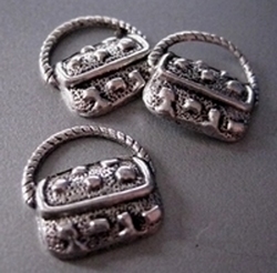 1 Tibetan Silver Lady Handbag  18 mm