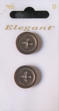 2 Knopen - Elegant 19 mm