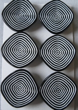 Kaart - zwart/wit 25 mm