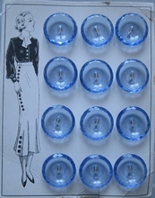 Kaart - lichtblauw 23 mm