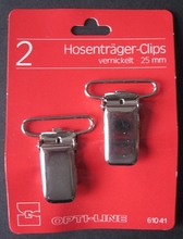 Bretels - clips 25 mm