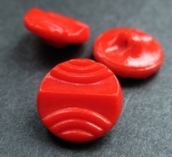 Glasknoop - rood 13 mm