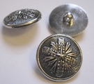 Silber-Knopf 18,5 mm