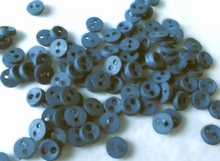 1 miniknoopje - donkerblauw 4 mm