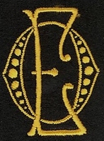 Monogram O.E. 4 x 3 cm